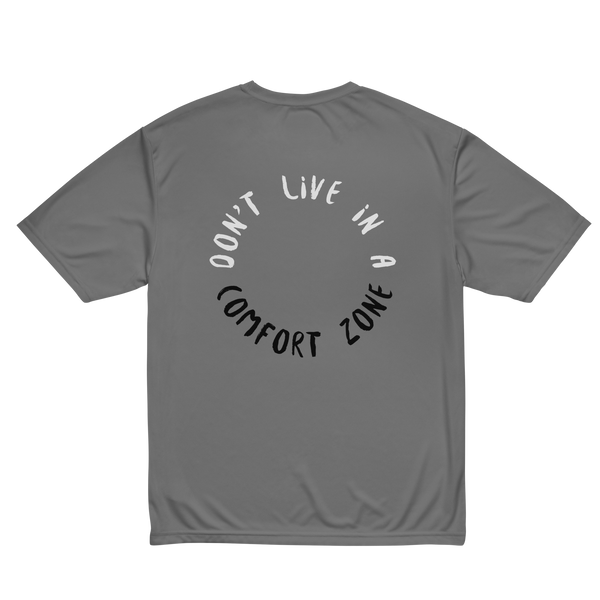 “Don’t Live In A Comfort Zone” T.U.G crew neck t-shirt