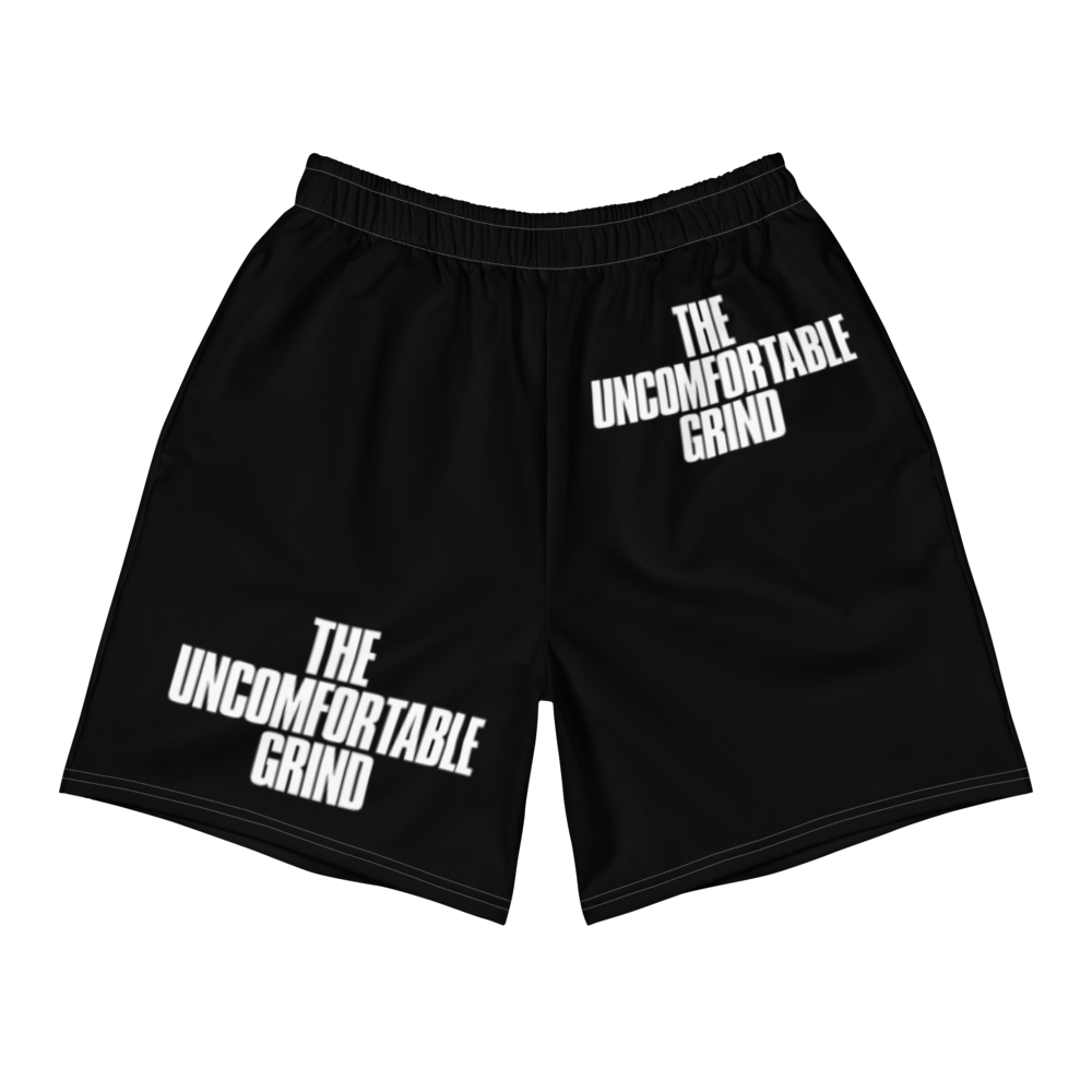 Black T.U.G Men's Athletic Long Shorts